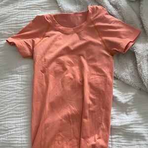 Lululemon Orange Swiftly Shirt